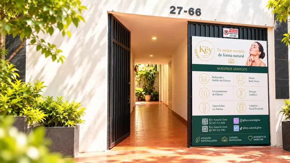 Entrada de Key Natural Glow en Bucaramanga